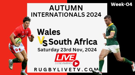 (Watch) Wales Vs South Africa Autumn International Rugby Live Stream 2024