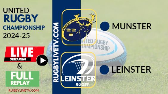 [2024 URC-RD 9] Munster Vs Leinster Rugby Live Stream & Replay