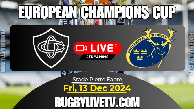 [Rd-2] Castres Vs Munster Rugby Live Stream: 2024 European Champions Cup