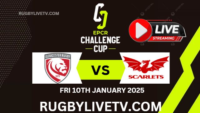 Rd 3 Gloucester Vs Scarlets EPCR Challenge Cup Live Stream 2025