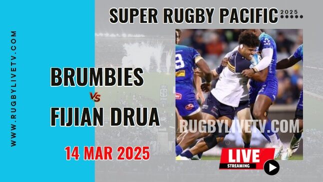 [Rd 5] Brumbies Vs Fijian Drua Live Streaming & Match Replay 2025 | Super Rugby Pacific