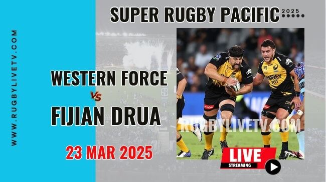 [Rd 6] Force Vs Fijian Drua Live Streaming & Match Replay 2025 | Super Rugby Pacific